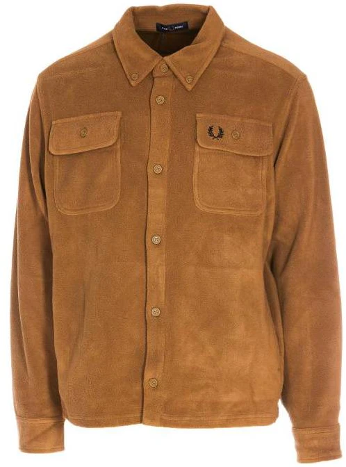 fred-perry-fw-22-brown-plain-long-sleeve-jacket-with-chest-pocket-m4690-p96