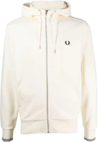 FRED PERRY FW22 Embroidered Logo Zip Hoodie Jacket Men’s Beige J7536-560 FRED PERRY FW22 Embroidered Logo Zip Hoodie Jacket Men’s Beige J7536-560