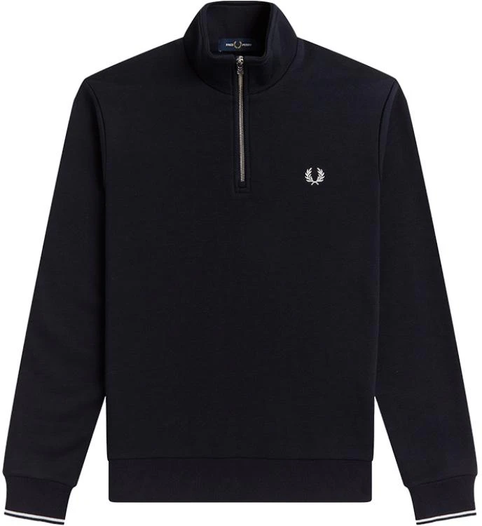 fred-perry-fw-24-navy-blue-embroidered-knit-pullover-sweater-m3574-nyx