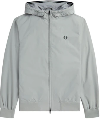 FRED PERRY 月桂标志连帽拉链夹克 - 石灰色 J3541-181 Buy FRED PERRY 月桂标志连帽拉链夹克 - 石灰色 J3541-181
