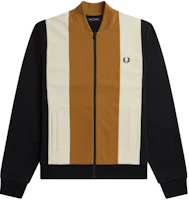 FRED PERRY Laurel Logo Patch Baseball Collar Zip Jacket Men Multicolor JACKET-M7854 FRED PERRY Laurel Logo Patch Baseball Collar Zip Jacket Men Multicolor JACKET-M7854