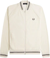 FRED PERRY Laurel Wreath Logo Embroidered Raglan Sleeve Jacket - Beige. J7805-560 FRED PERRY Laurel Wreath Logo Embroidered Raglan Sleeve Jacket - Beige. J7805-560