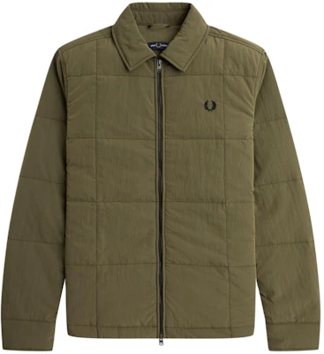 FRED PERRY Laurel Wreath Jaket Zip Quilted Hijau Lengan Panjang M6642-Q55 Buy FRED PERRY Laurel Wreath Jaket Zip Quilted Hijau Lengan Panjang M6642-Q55