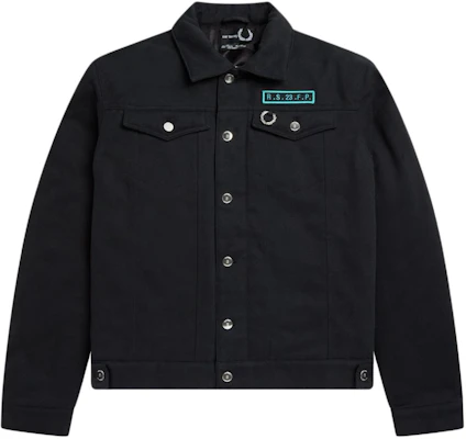 FRED PERRY 黑色休闲翻领长袖加厚牛仔夹克 SJ4226-102 Buy FRED PERRY 黑色休闲翻领长袖加厚牛仔夹克 SJ4226-102