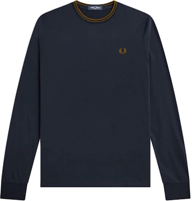 FRED PERRY 純色刺繡長袖圓領衛衣 深藍色 M9602-M68 Buy FRED PERRY 純色刺繡長袖圓領衛衣 深藍色 M9602-M68
