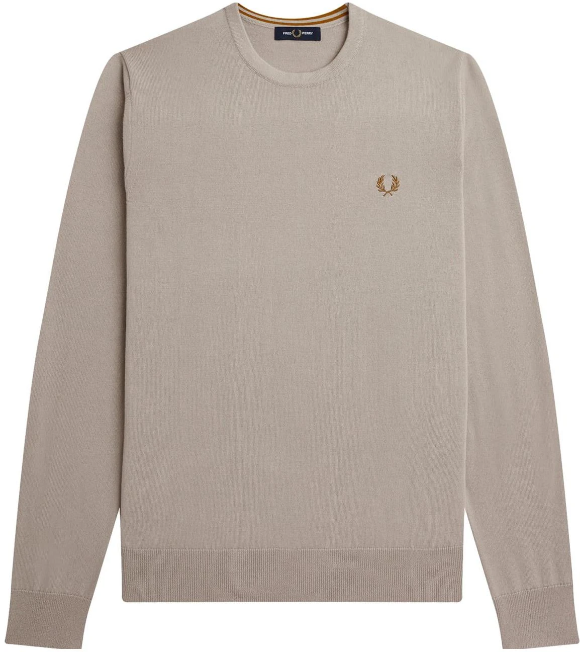 fred-perry-plain-laurel-wreath-embroidery-crewneck-sweatshirt-brown-fpk-960147-s56