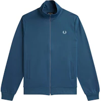 FRED PERRY Plain Logo Embroidered Zip-Up Jacket Blue (). J6000-V06 FRED PERRY Plain Logo Embroidered Zip-Up Jacket Blue (). J6000-V06