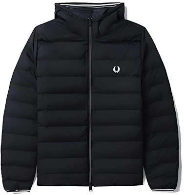 FRED PERRY 經典月桂樹拉鍊連帽外套 黑色 男士休閒外套 FPXJKJ4565XMJ-BKX Buy FRED PERRY 經典月桂樹拉鍊連帽外套 黑色 男士休閒外套 FPXJKJ4565XMJ-BKX