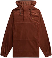 FRED PERRY Rope Logo Print Loose Hooded Jacket Red Long Sleeve Outerwear J6510-S54 FRED PERRY Rope Logo Print Loose Hooded Jacket Red Long Sleeve Outerwear J6510-S54