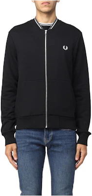 FRED PERRY Jaket Baseball Hitam Lengan Panjang Resleting Solid Color FPJ750447184 Buy FRED PERRY Jaket Baseball Hitam Lengan Panjang Resleting Solid Color FPJ750447184