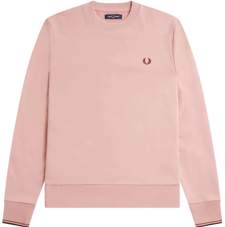 fred-perry-solid-color-crewneck-long-sleeve-sweatshirt-rose-pink-fpm-753547-s51