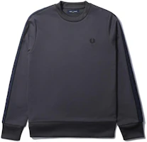 FRED PERRY SS22 Laurel Wreath Embroidered Crewneck Sweatshirt Grey . FPXSWM3621XMI FRED PERRY SS22 Laurel Wreath Embroidered Crewneck Sweatshirt Grey . FPXSWM3621XMI