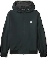 FRED PERRY SS23 Green Laurel Wreath Embroidered Hoodie Jacket. FPXJKJ3541XMK-GRX FRED PERRY SS23 Green Laurel Wreath Embroidered Hoodie Jacket. FPXJKJ3541XMK-GRX