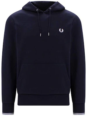 FRED PERRY SS23 Hoodie Navy Logo Print Lengan Panjang dengan Tali Serut FPM264345248 Buy FRED PERRY SS23 Hoodie Navy Logo Print Lengan Panjang dengan Tali Serut FPM264345248