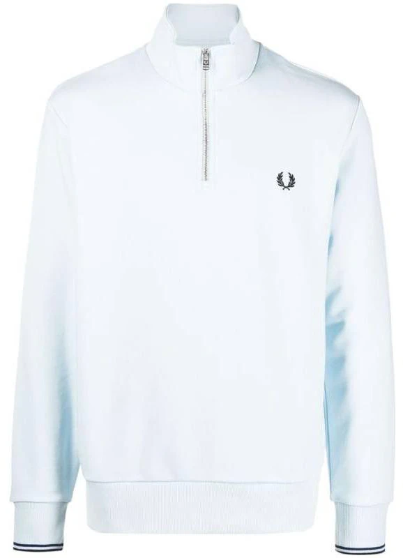 fred-perry-ss-23-solid-color-stand-collar-long-sleeve-sweatshirt-light-blue-men-m3574-r30