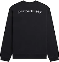 FRED PERRY x RAF SIMONS FW23 Logo Pin Crewneck Sweatshirt Black SM6510 FRED PERRY x RAF SIMONS FW23 Logo Pin Crewneck Sweatshirt Black SM6510