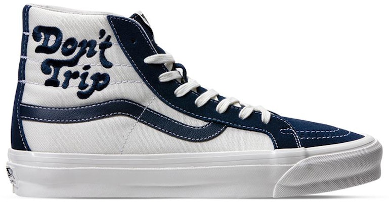 Free & Easy x Vans OG Sk8-Hi LX 'Don't Trip - Dress Blues' Sepatu Sneakers VN0A4BVB0BD Order Free & Easy x Vans OG Sk8-Hi LX 'Don't Trip - Dress Blues' Sepatu Sneakers VN0A4BVB0BD