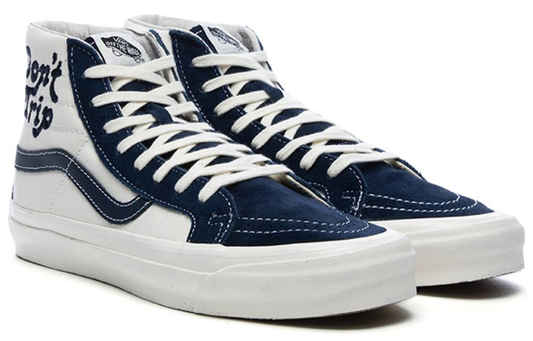 Lookbook Free & Easy x Vans OG Sk8-Hi LX 'Don't Trip - Dress Blues' Sepatu Sneakers VN0A4BVB0BD