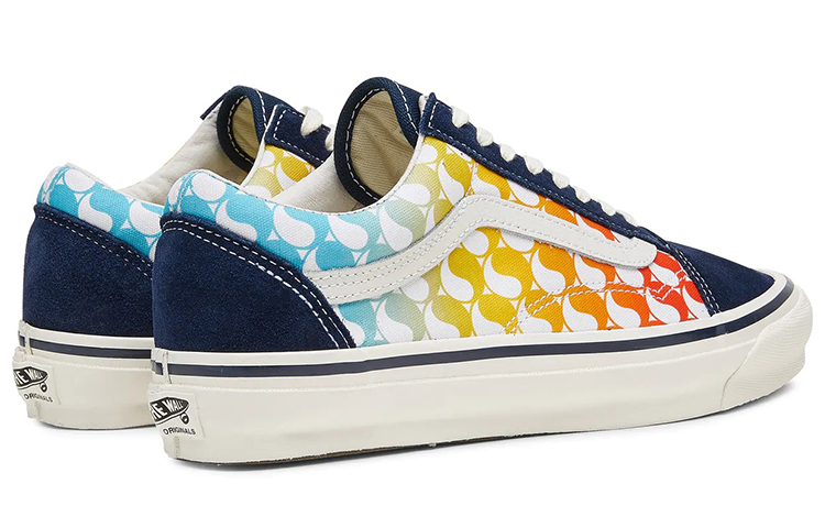 Shop Free & Easy x Vans Old Skool 'Yin Yang Dress Blues' Lelaki Perempuan VN0A4P3X0BF