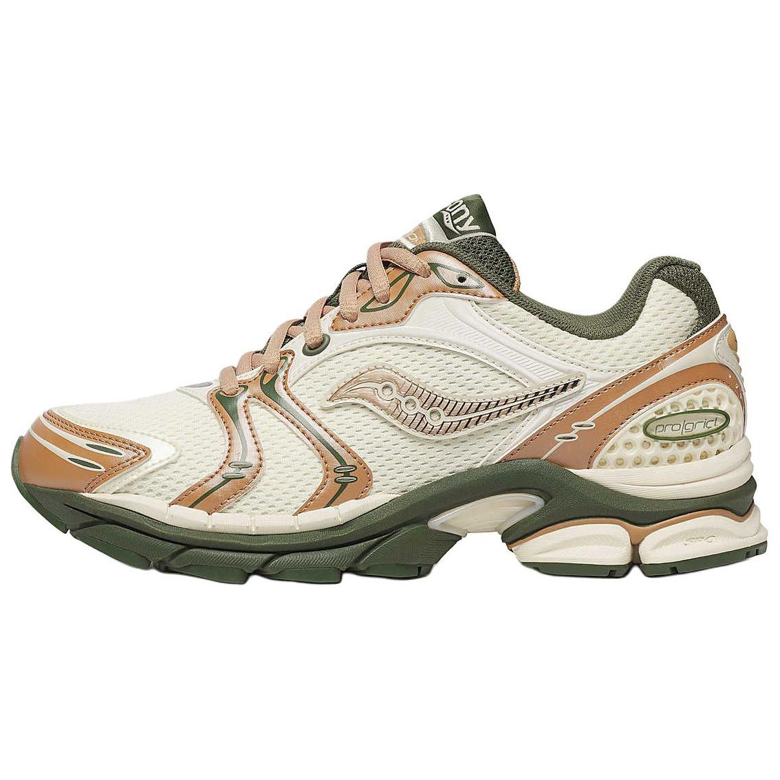 Friends x Saucony ProGrid Triumph 4 Beige Brown Running Shoes S70903-1
