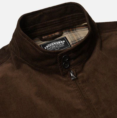 Frizmworks Corduroy Buddy Harrington Jacket - Brown FZW2024FWOT053 Shop Frizmworks Corduroy Buddy Harrington Jacket - Brown FZW2024FWOT053