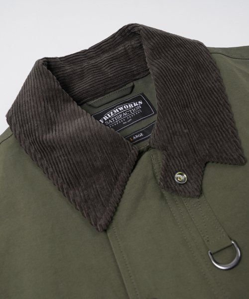 Shop Frizmworks Heritage Hunting Jacket 002 - Olive FZW2025SSOT027