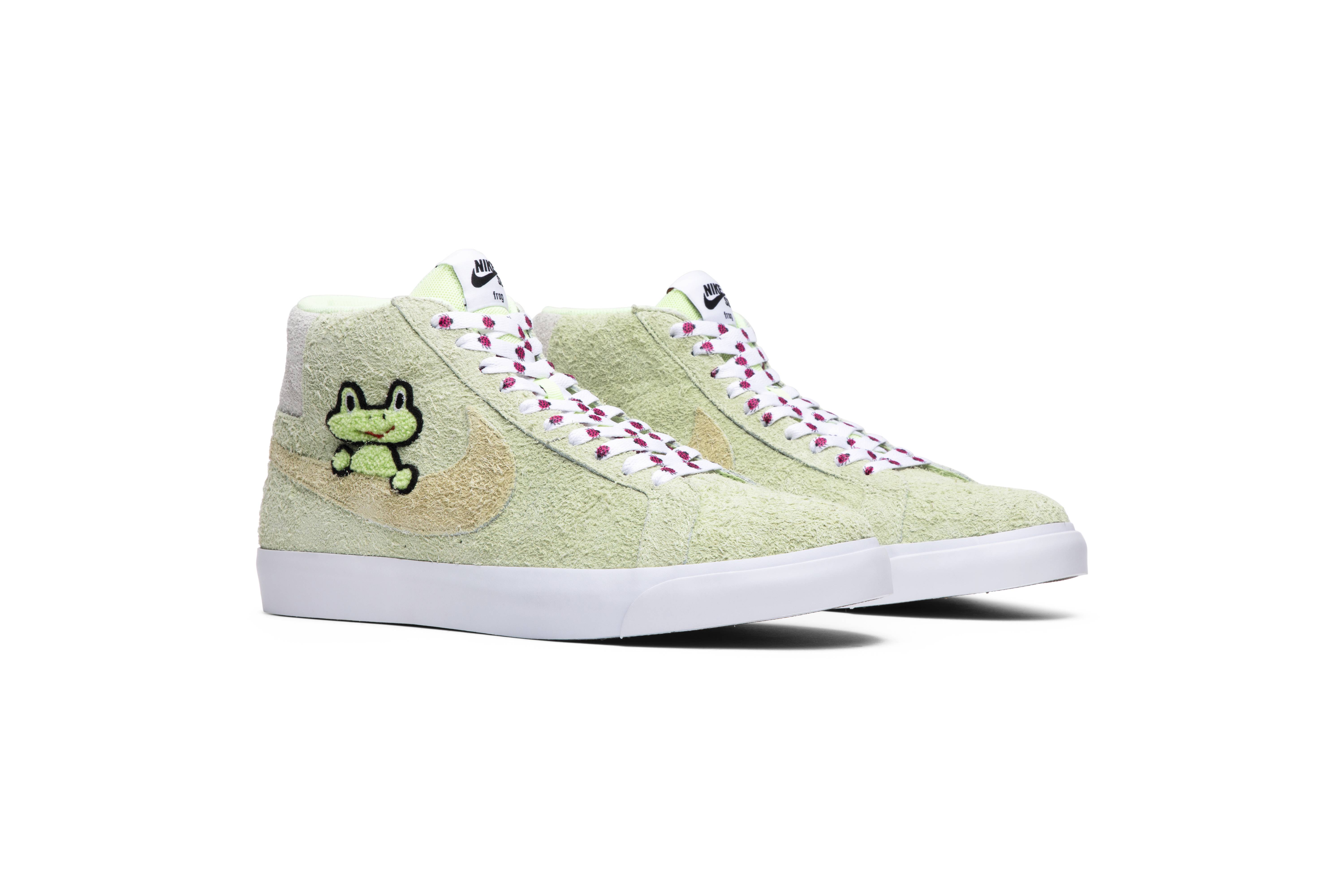 Buy Frog Skateboards x Nike SB Blazer Mid QS Frog Skateboards AH6158 300 Novelship