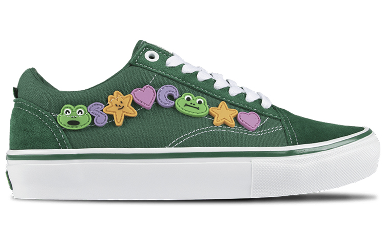 Order Frog Skateboards x Vans Old Skool 滑板 休閒 低幫 板鞋 男女同款 綠色