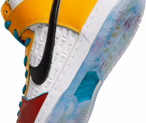 FroSkate x Nike SB Dunk High 'Semua Cinta Tiada Benci' DH7778-100 1