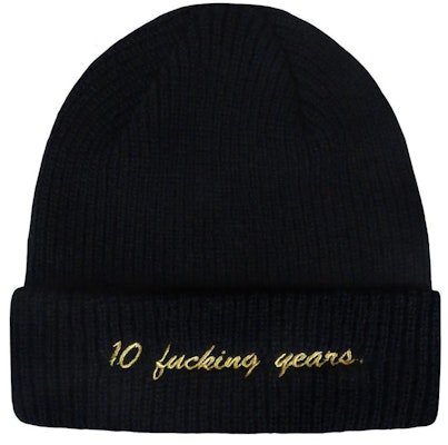 FTP 10 Year Logo Beanie Black Order FTP 10 Year Logo Beanie Black