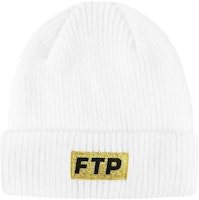 FTP 10 Year Logo Beanie White FTP 10 Year Logo Beanie White