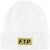 FTP 10 Year Logo Beanie White