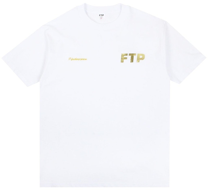 ftp-10-year-logo-tee-white
