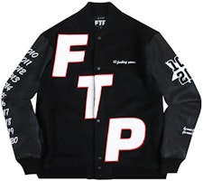 FTP 10 Year Varsity Jacket Black FTP 10 Year Varsity Jacket Black