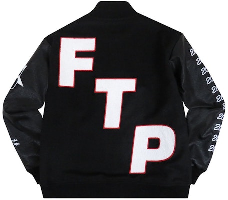 FTP 10 Year Varsity Jacket Black Order FTP 10 Year Varsity Jacket Black