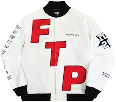 FTP 10 Year Varsity Jacket White FTP 10 Year Varsity Jacket White