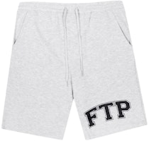 FTP Arch Logo Shorts Heather Gray FTP Arch Logo Shorts Heather Gray