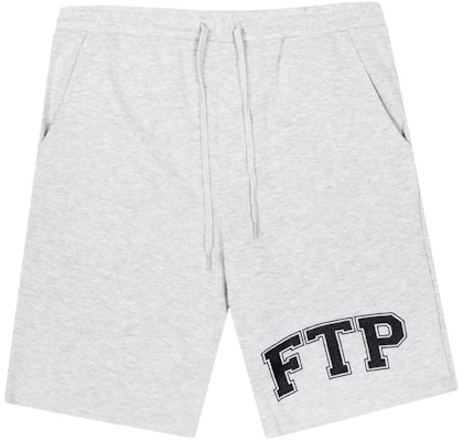 FTP Arch Logo Shorts Heather Gray Buy FTP Arch Logo Shorts Heather Gray