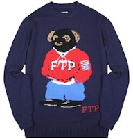 FTP Bear Knit Sweater Navy FTP Bear Knit Sweater Navy