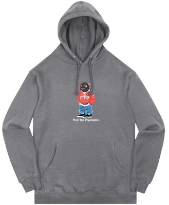 FTP Bear Pullover Charcoal Buy FTP Bear Pullover Charcoal