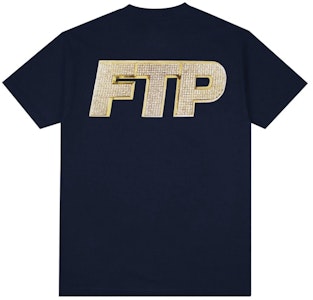 FTP Bling Logo Tee Navy Order FTP Bling Logo Tee Navy