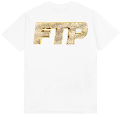 FTP Bling Logo Tee White Order FTP Bling Logo Tee White