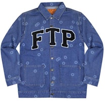 FTP Bullet Hole Denim Jacket Washed Indigo FTP Bullet Hole Denim Jacket Washed Indigo