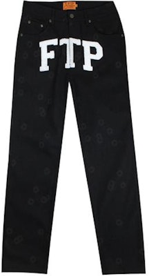 FTP Bullet Hole Denim Pant Black Buy FTP Bullet Hole Denim Pant Black