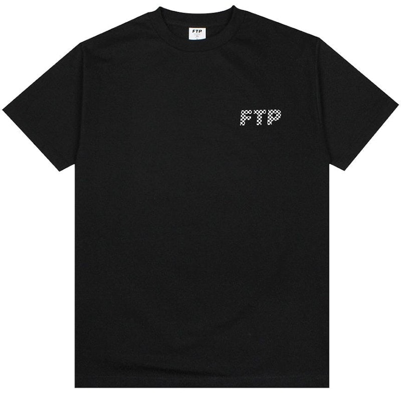 ftp-checkered-logo-tee-black