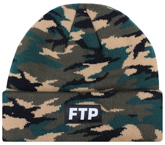 FTP 徽标伪装针织帽 Buy FTP 徽标伪装针织帽