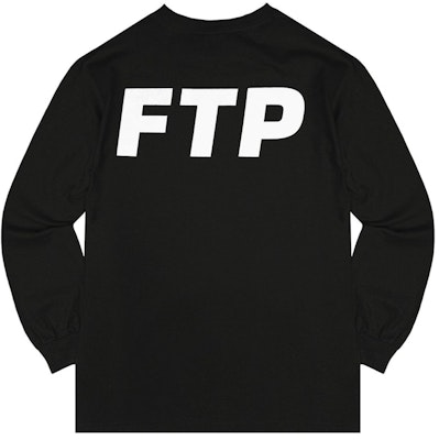 FTP Logo L/S Tee Black Order FTP Logo L/S Tee Black