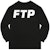FTP Logo L/S Tee Black
