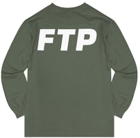 FTP 로고 긴팔 티셔츠 올리브 Order FTP 로고 긴팔 티셔츠 올리브