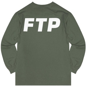 FTP 로고 긴팔 티셔츠 올리브 Order FTP 로고 긴팔 티셔츠 올리브
